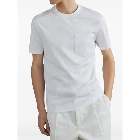 Brunello Cucinelli White T-Shirts & Vests - T-Shirts Men